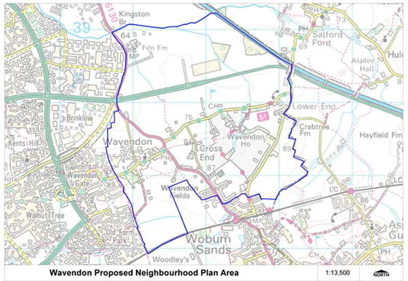 map of wavendon